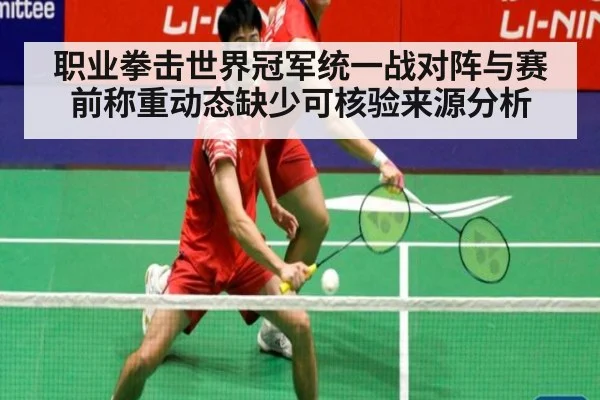 职业拳击世界冠军统一战对阵与赛前称重动态缺少可核验来源分析